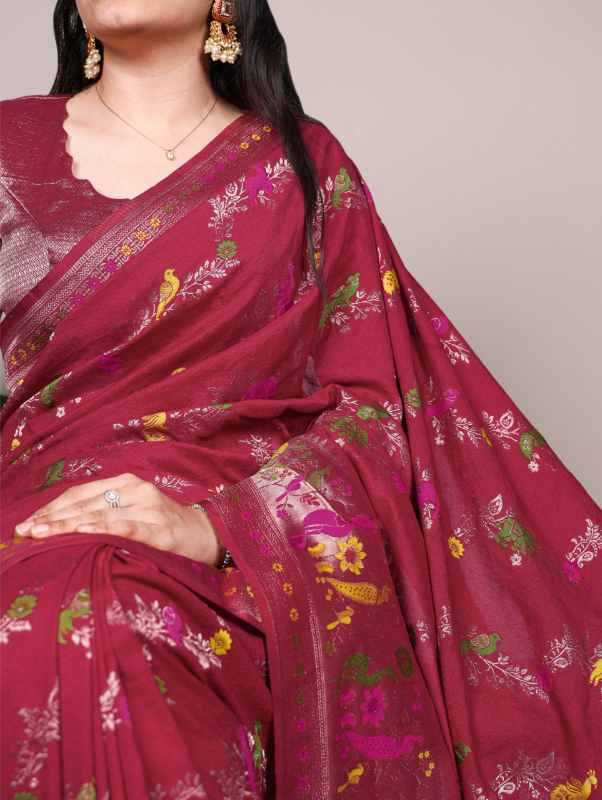 Nylon Designer Saree 7907