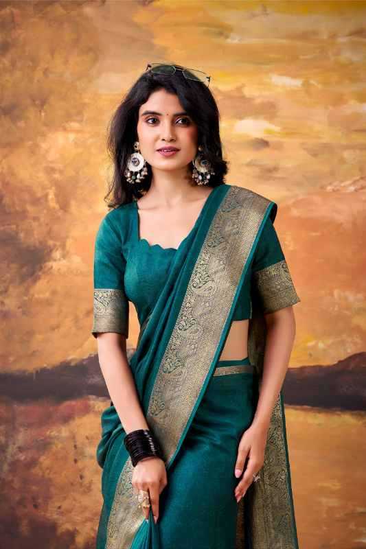 Silk Designer Saree in Black