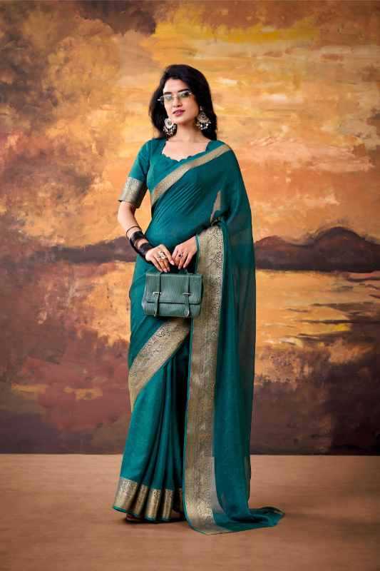 Silk Designer Saree in Black