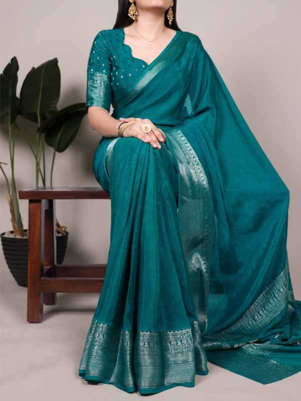 Chinon Party Wear Saree