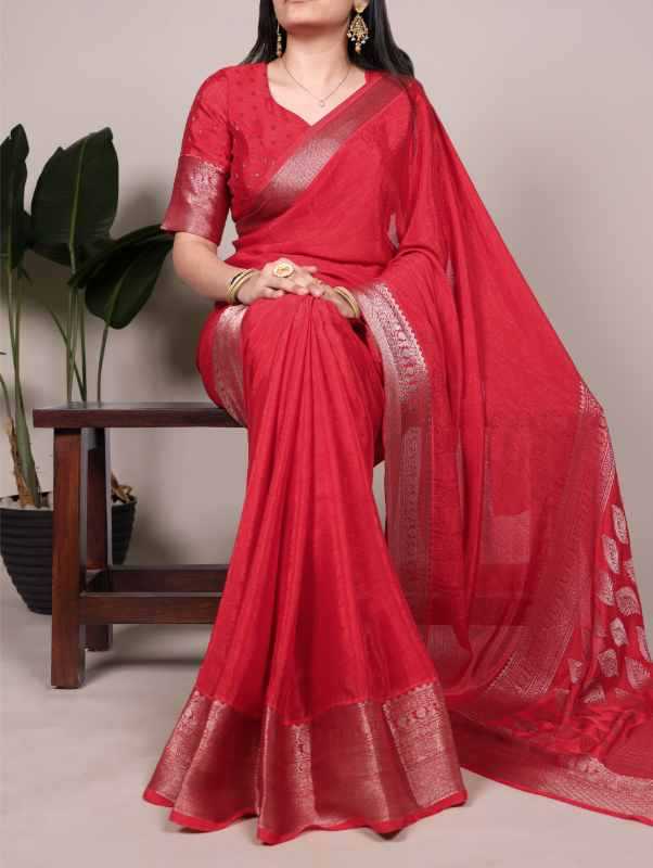 Chinon Party Wear Saree