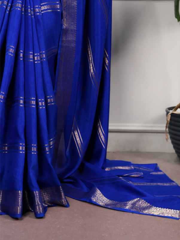 Dola Silk Zari Border Saree