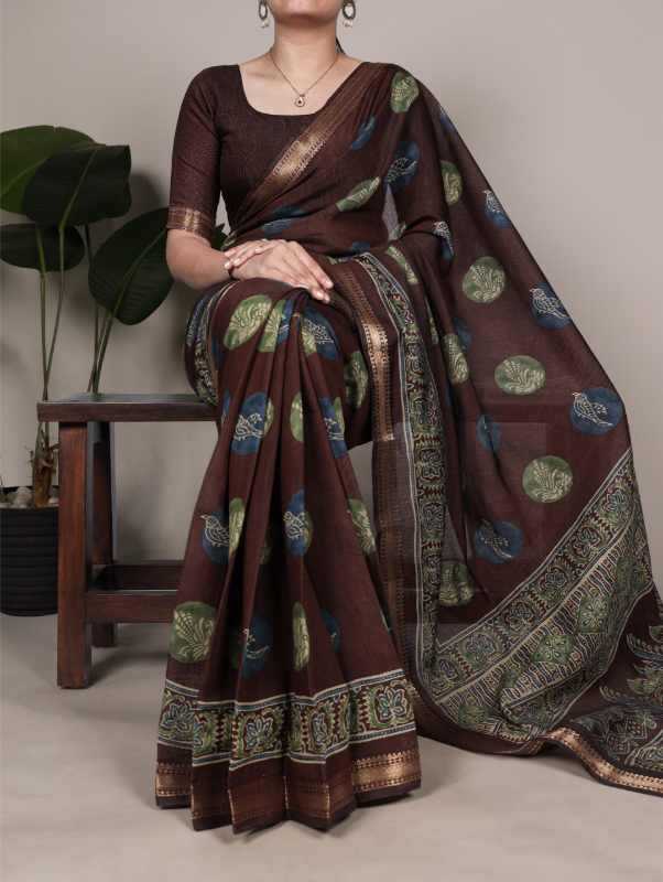 Yutika Chanderi Silk Designer Saree