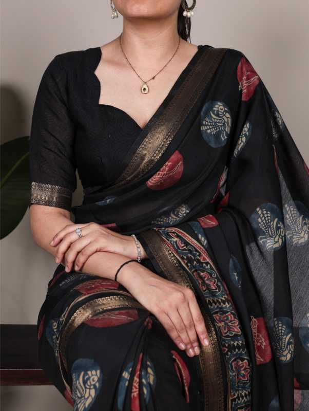 Yutika Chanderi Silk Designer Saree