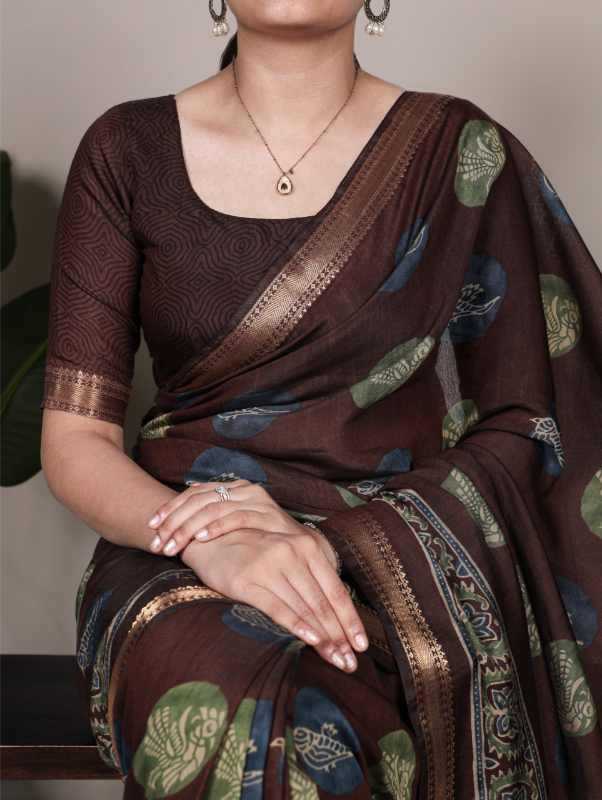 Yutika Chanderi Silk Designer Saree