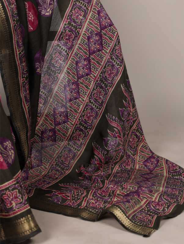 Yutika Chanderi Silk Designer Saree