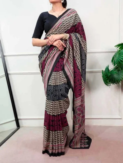 Yutika Cotton Designer Saree