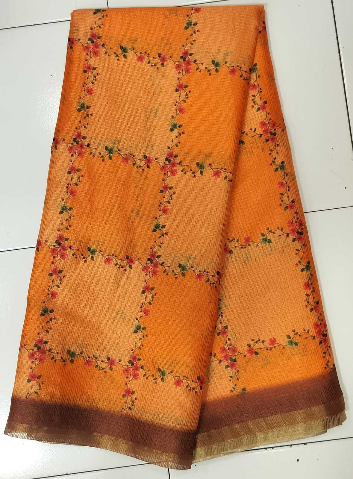 Kota Chex Designer Saree