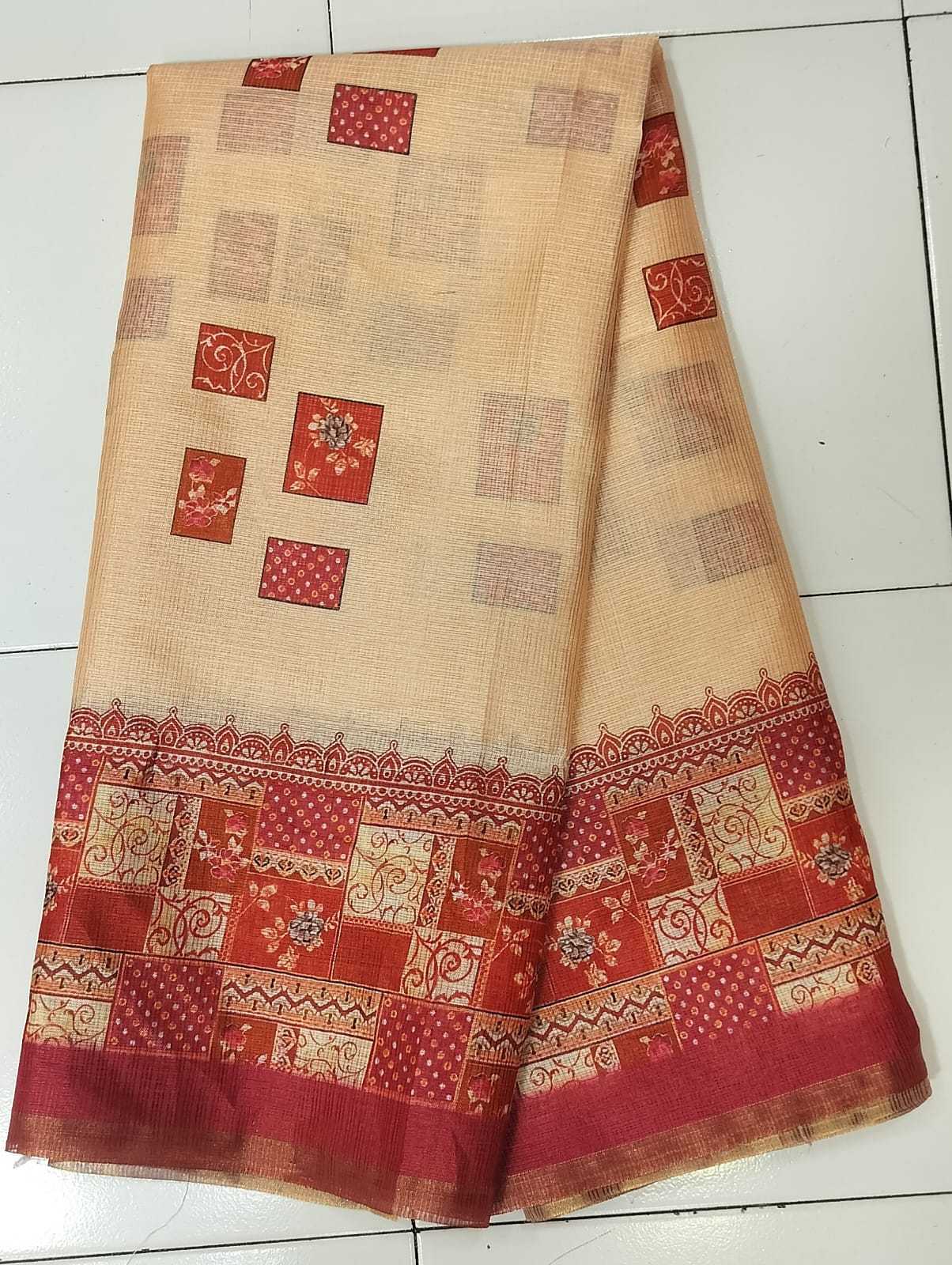 Kota Chex Designer Saree