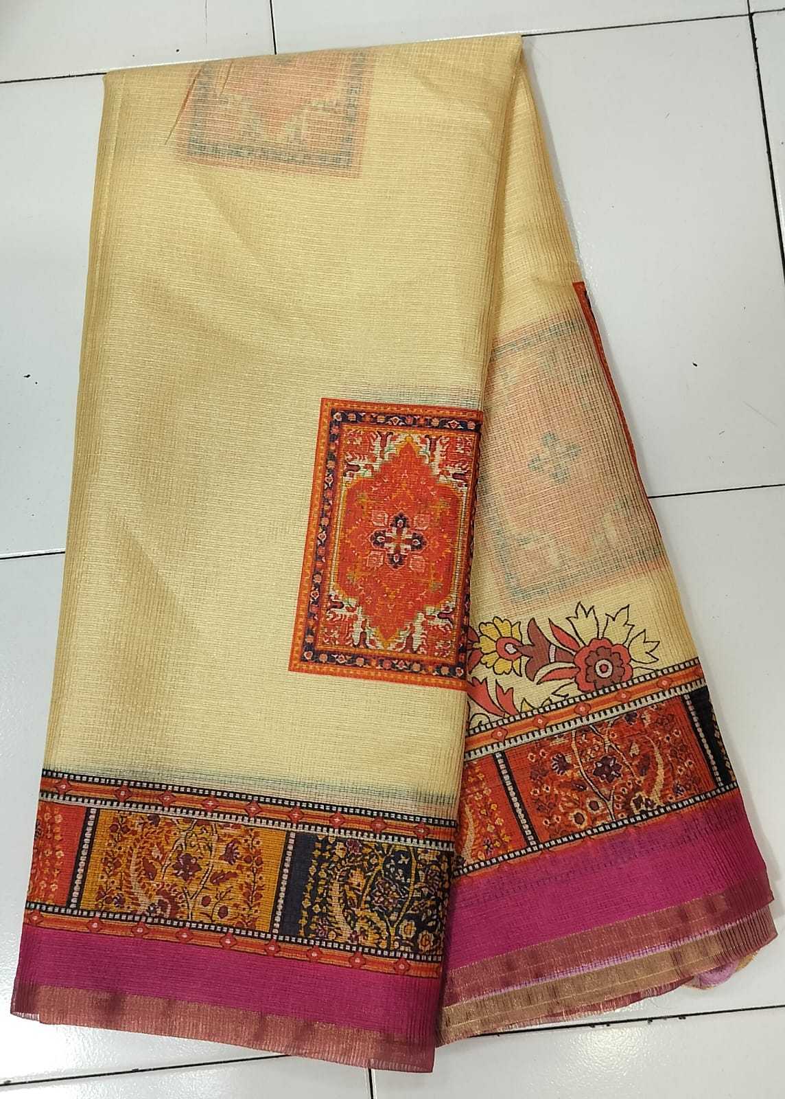 Kota Chex Designer Saree
