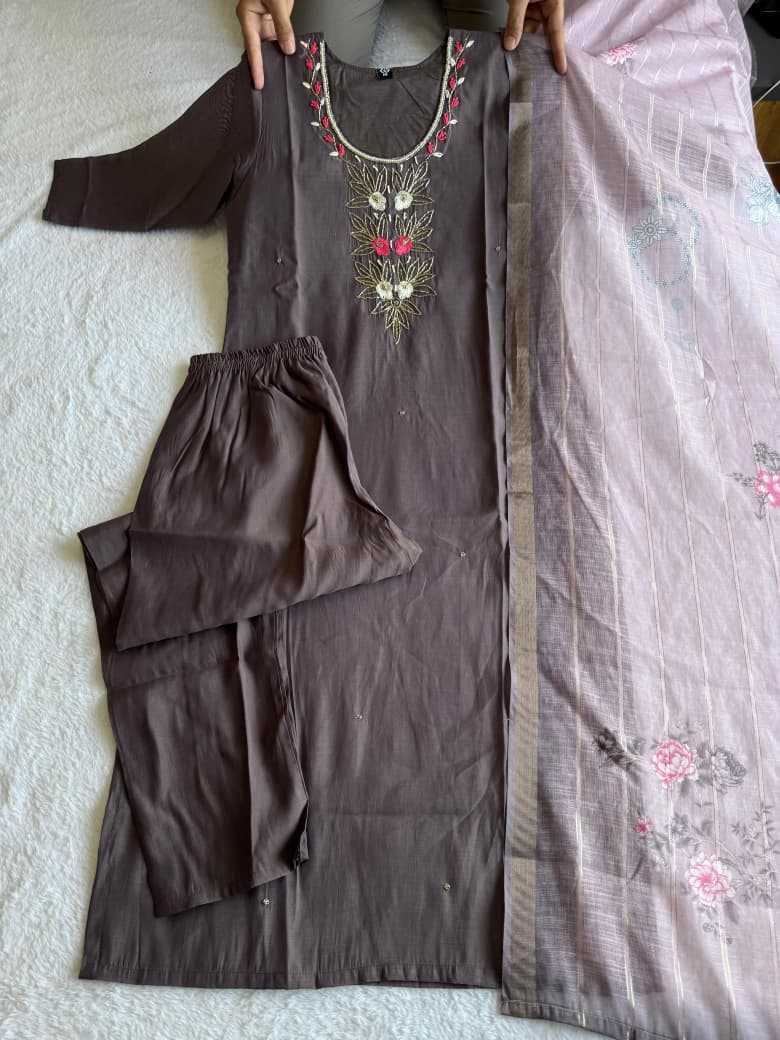 Chanderi Soft Designer Kurti 407