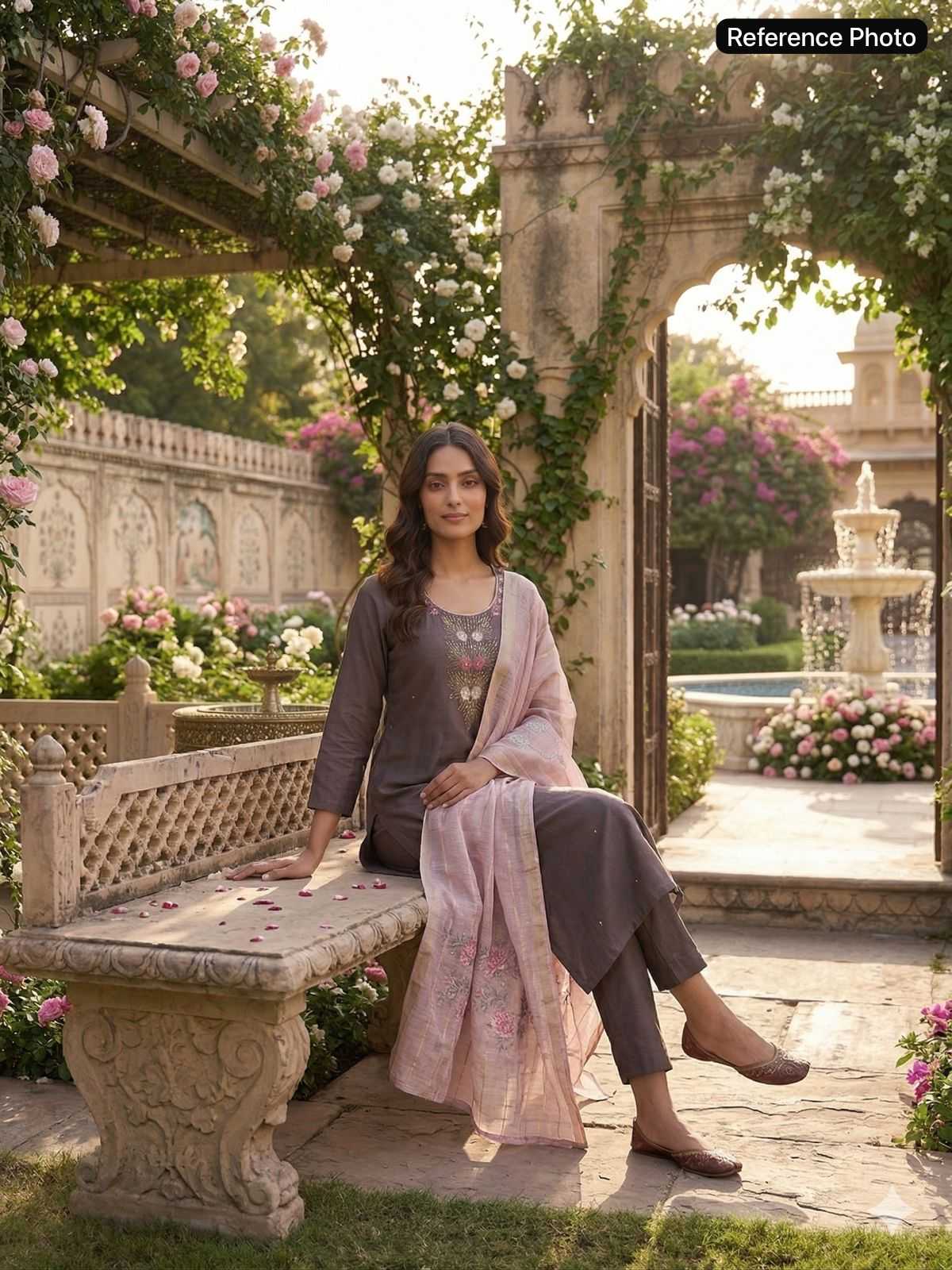 Chanderi Soft Ladies Suit