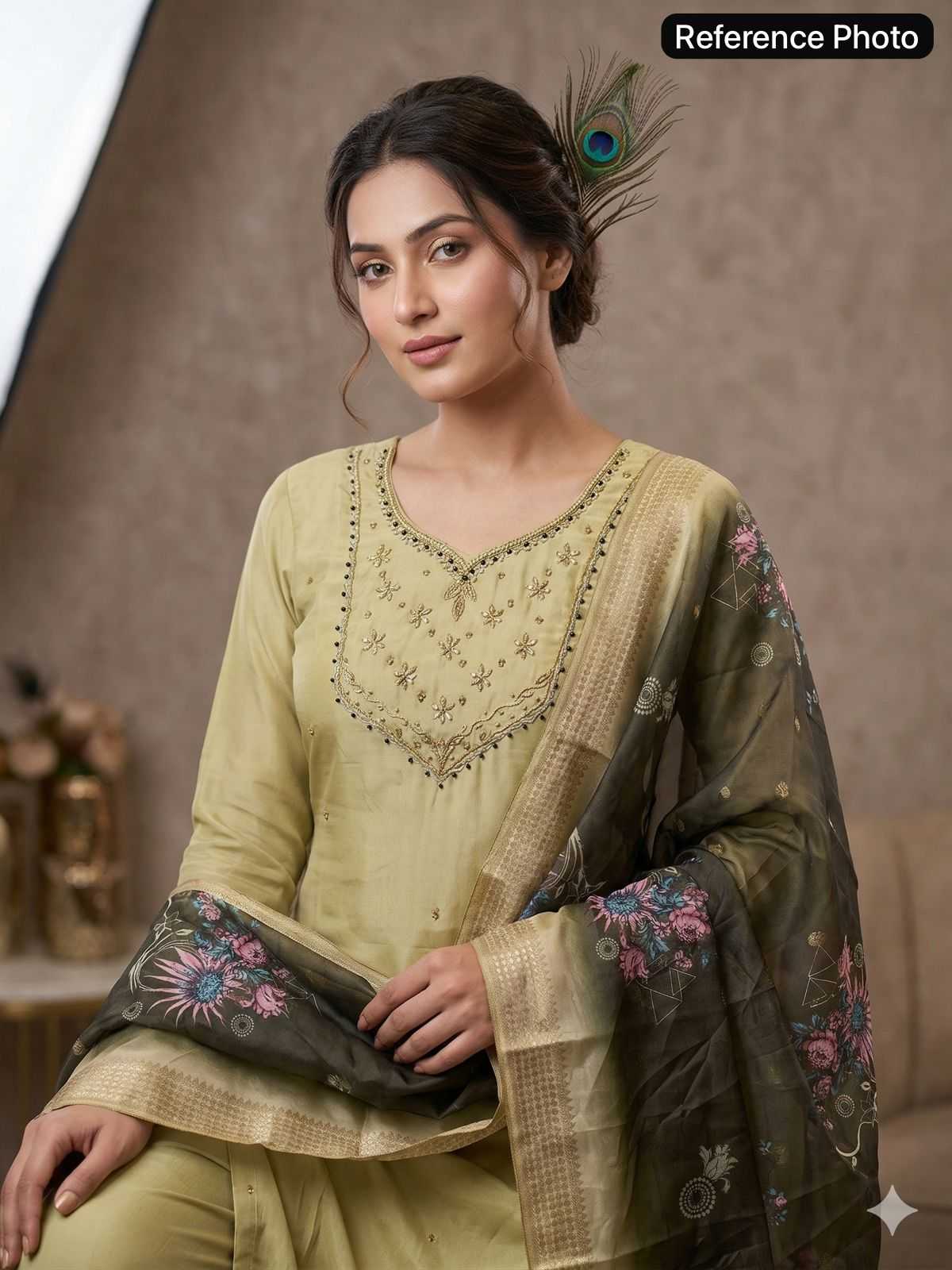 Chanderi Soft Ladies Suit
