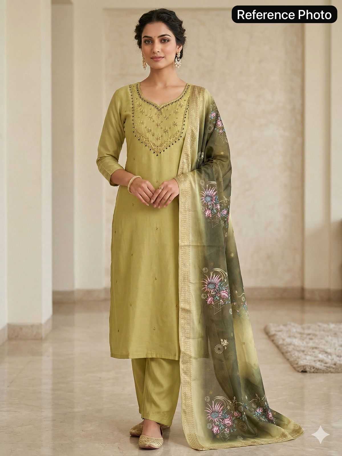 Chanderi Soft Ladies Suit