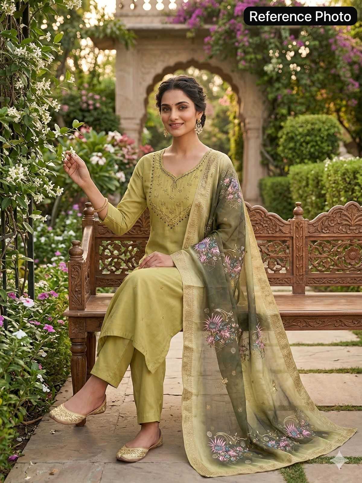 Chanderi Soft Ladies Suit