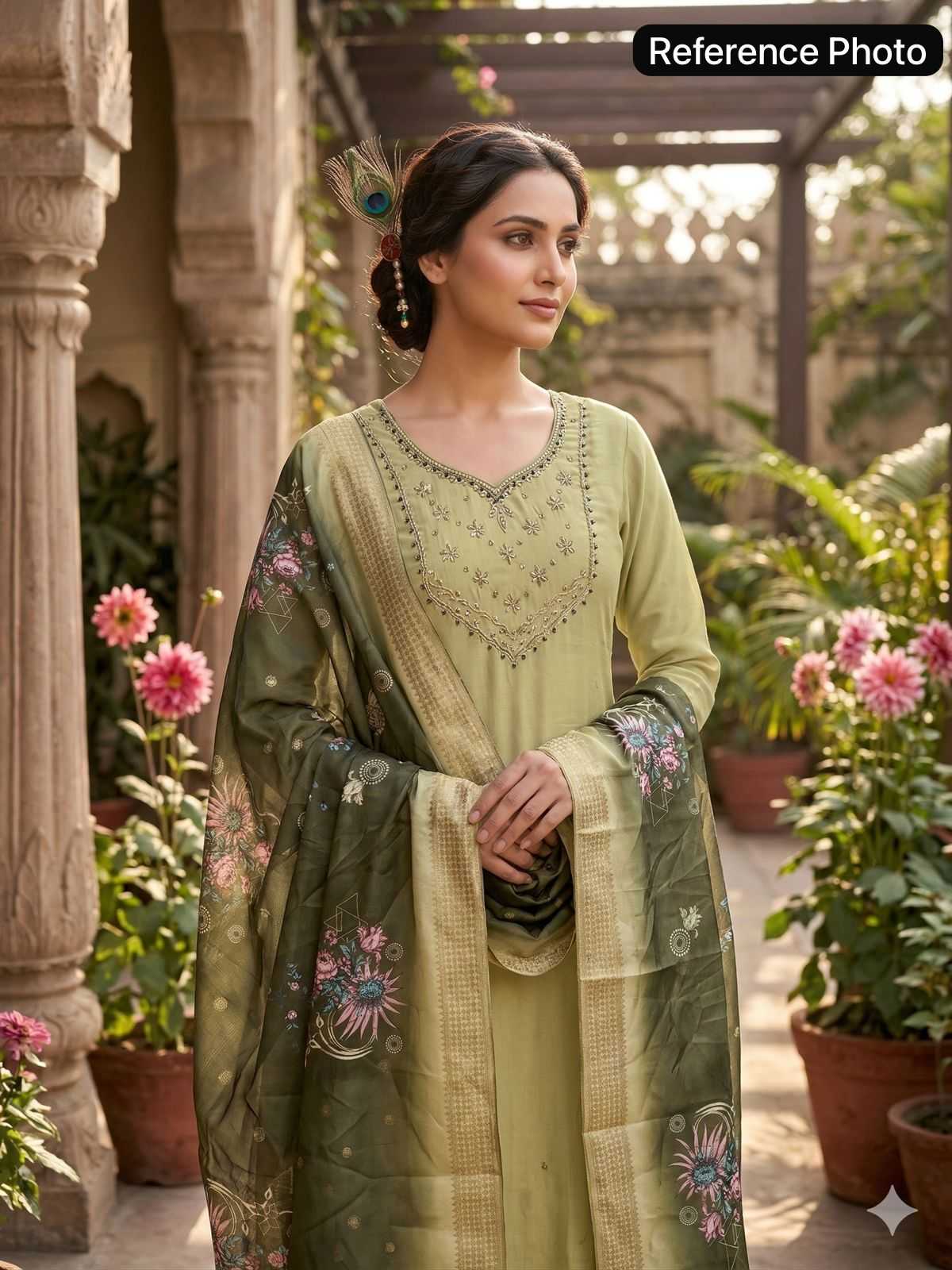 Chanderi Soft Ladies Suit
