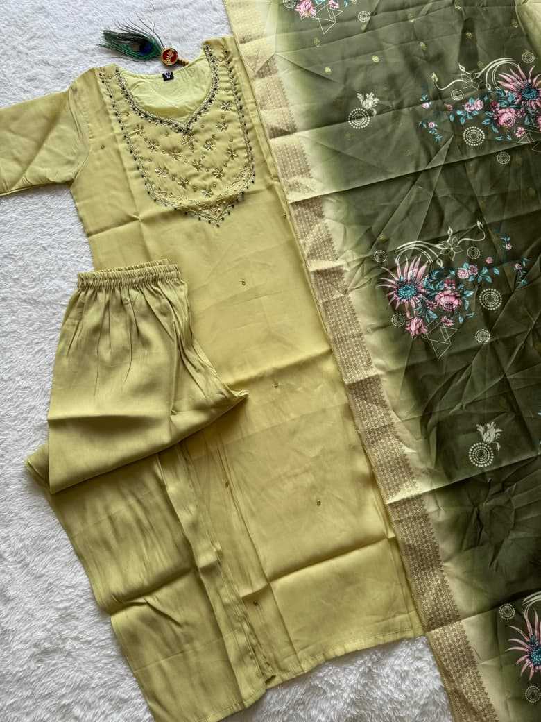 Chanderi Soft Ladies Suit