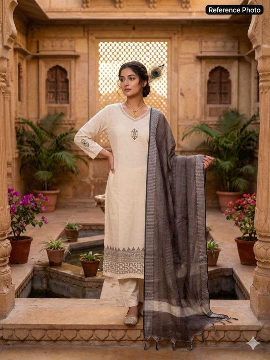 Khadi Cotton Designer Kurti