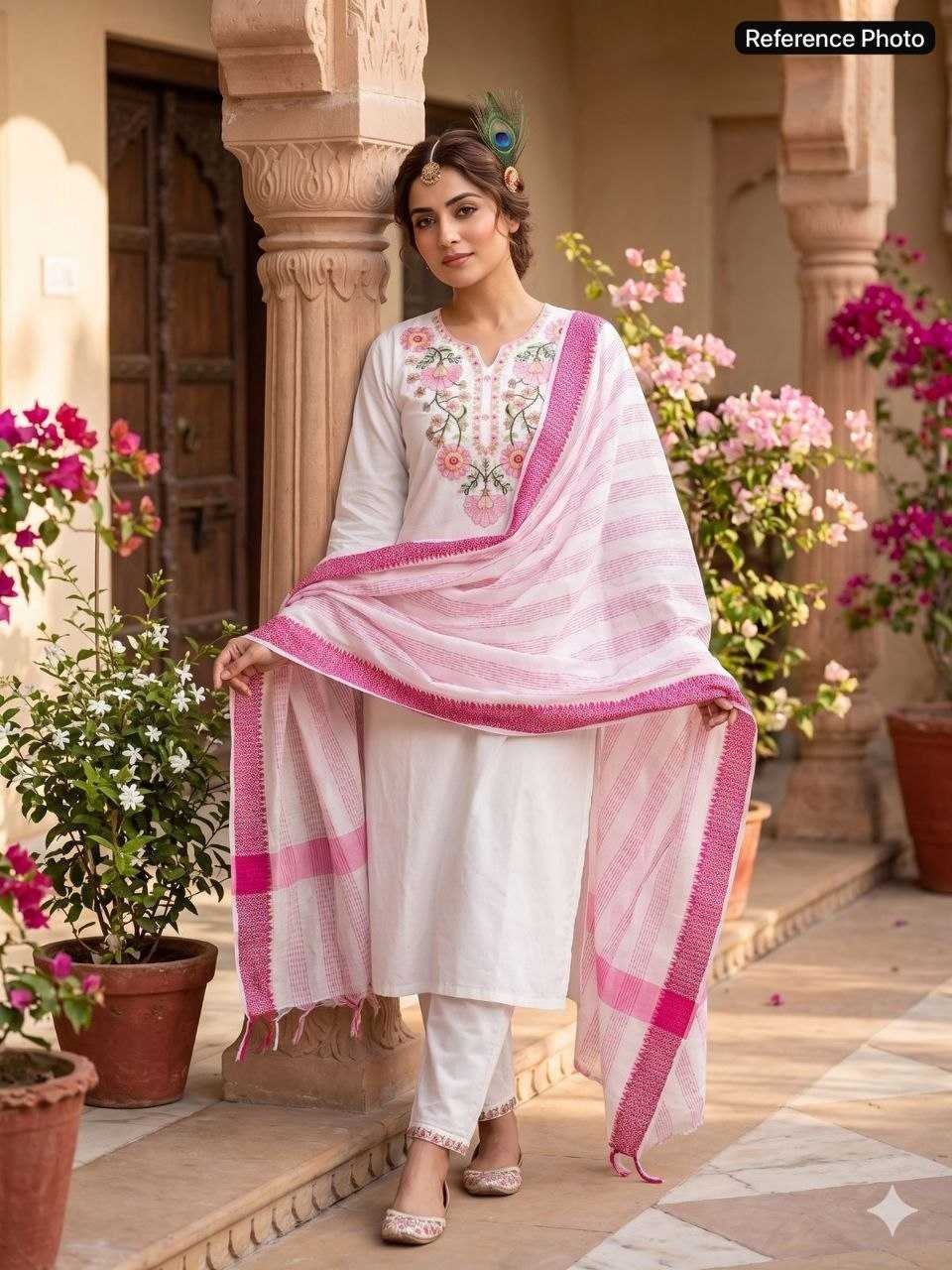 Khadi Cotton Party Wear Kurti