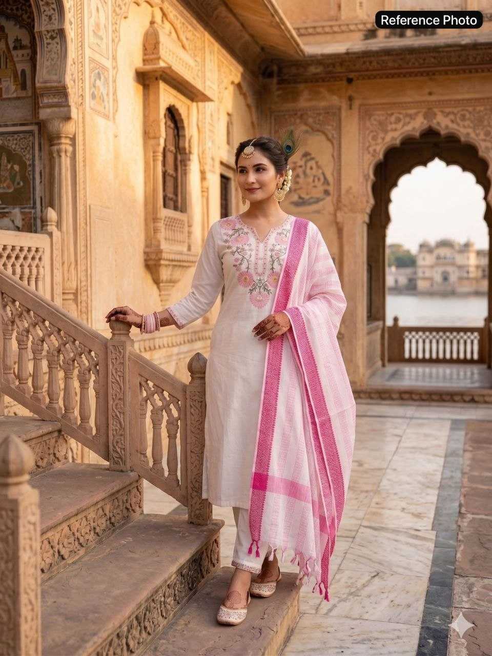 Khadi Cotton Party Wear Kurti