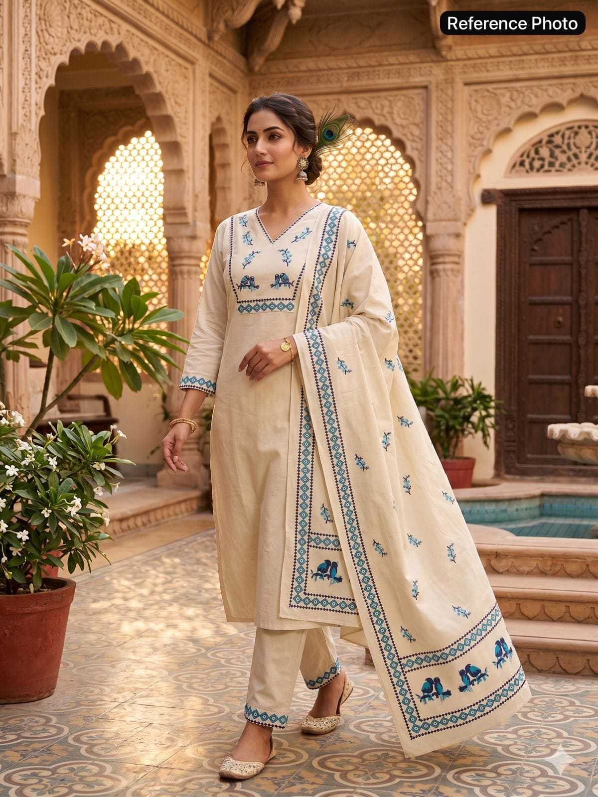 Cotton Printed Suit 419