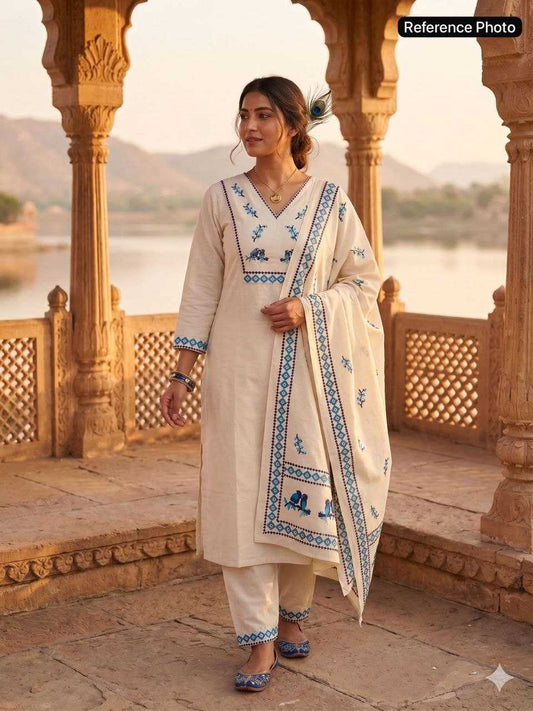 Khadi Cotton Designer Kurti