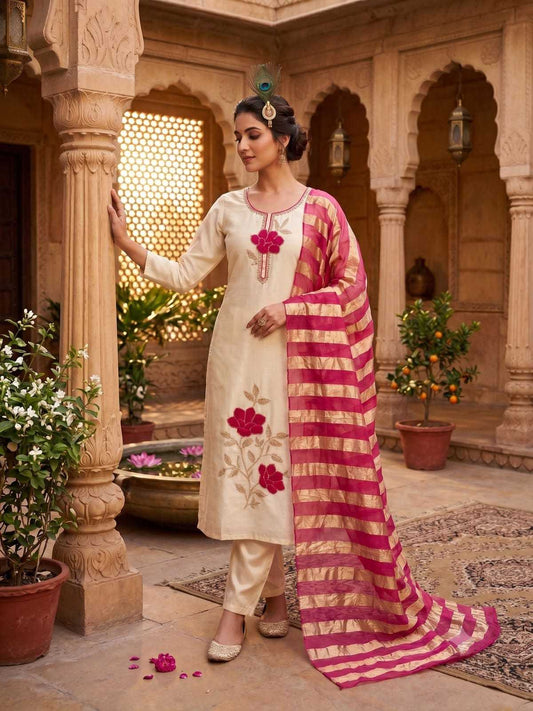 Heavy Roman Silk Designer Kurti 429