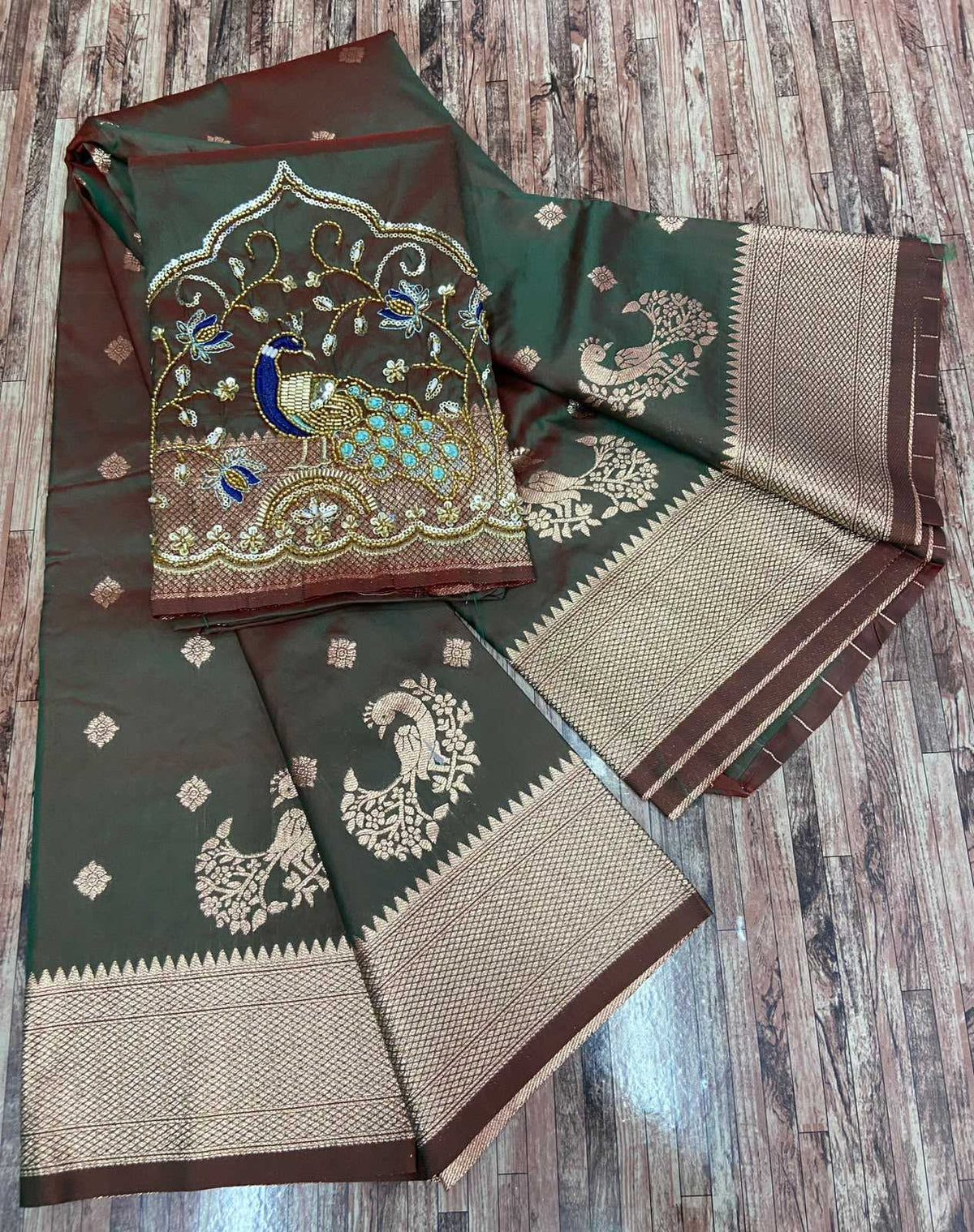 Aatisha Pure Silk Designer Saree