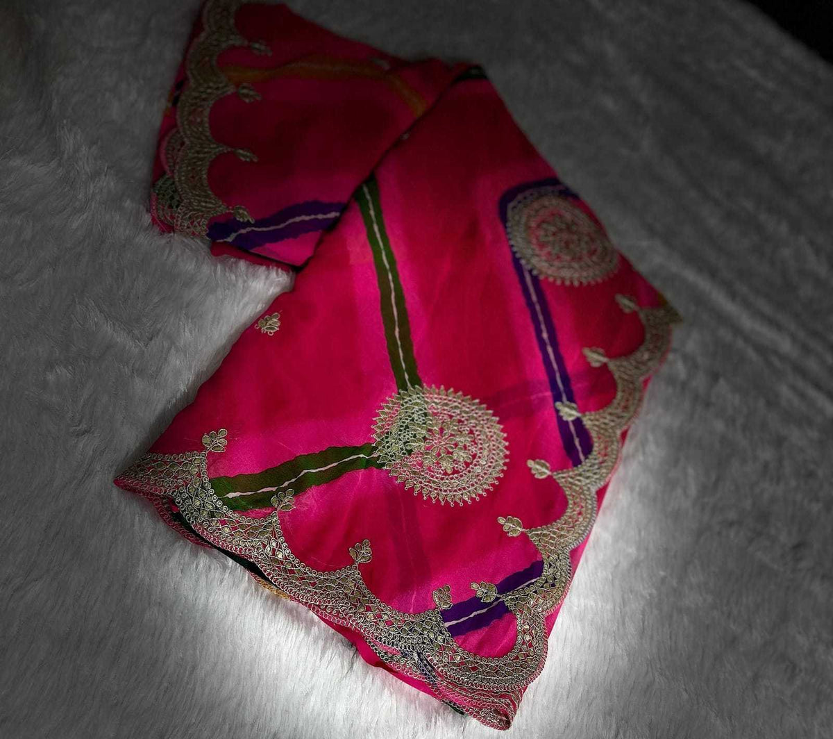Anandi Georgette Printed Saree