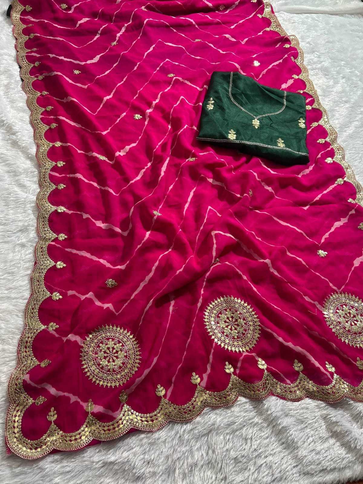 Anandi Georgette Printed Saree