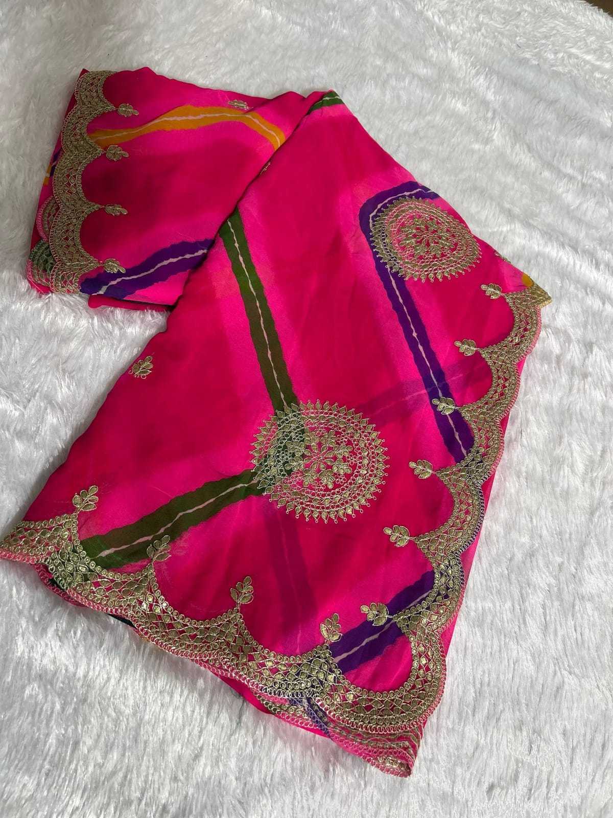 Anandi Georgette Printed Saree