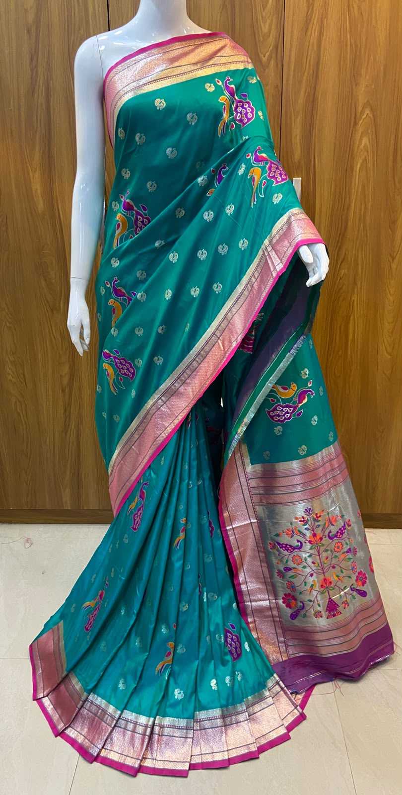 Hamsarika Pure Silk Traditional Saree