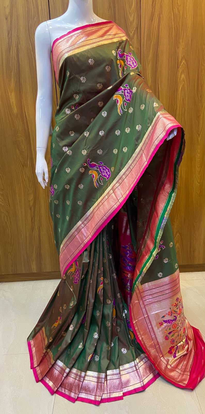 Hamsarika Pure Silk Traditional Saree