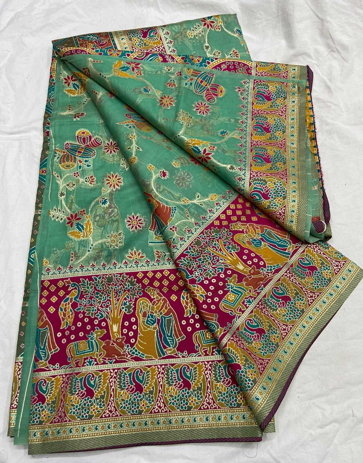 Krishnika Organza Designer Saree