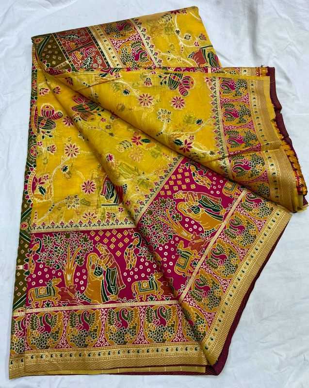 Krishnika Organza Designer Saree
