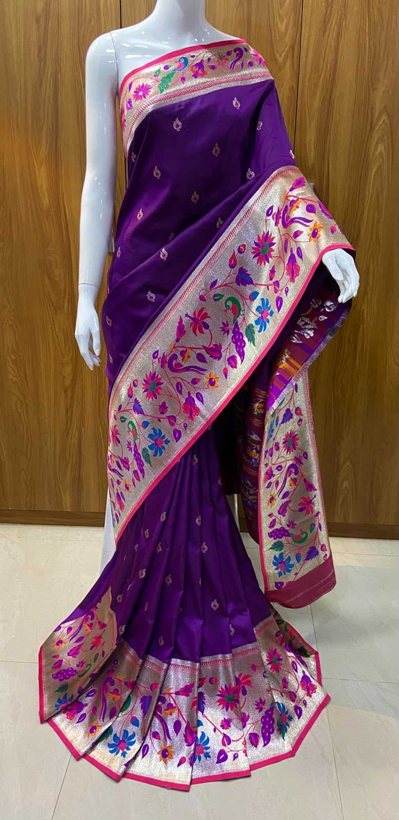 Manvisha Pure Silk Traditional Saree