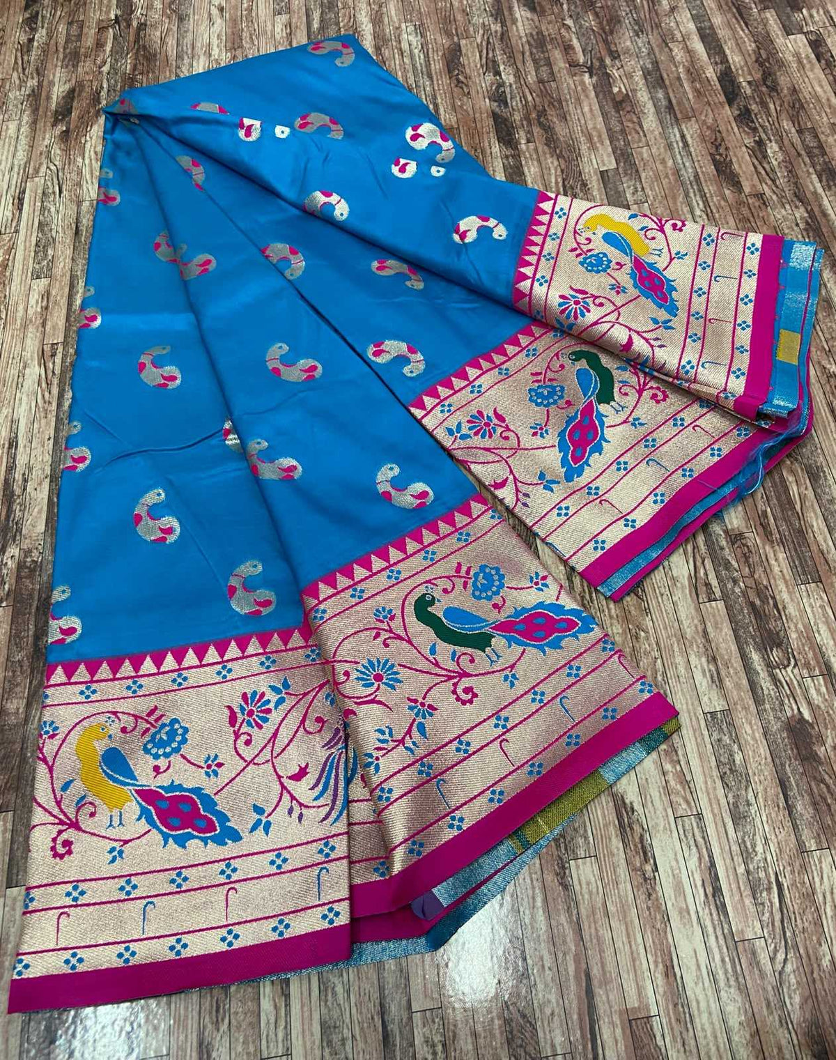 Sanaira Pure Silk Designer Saree