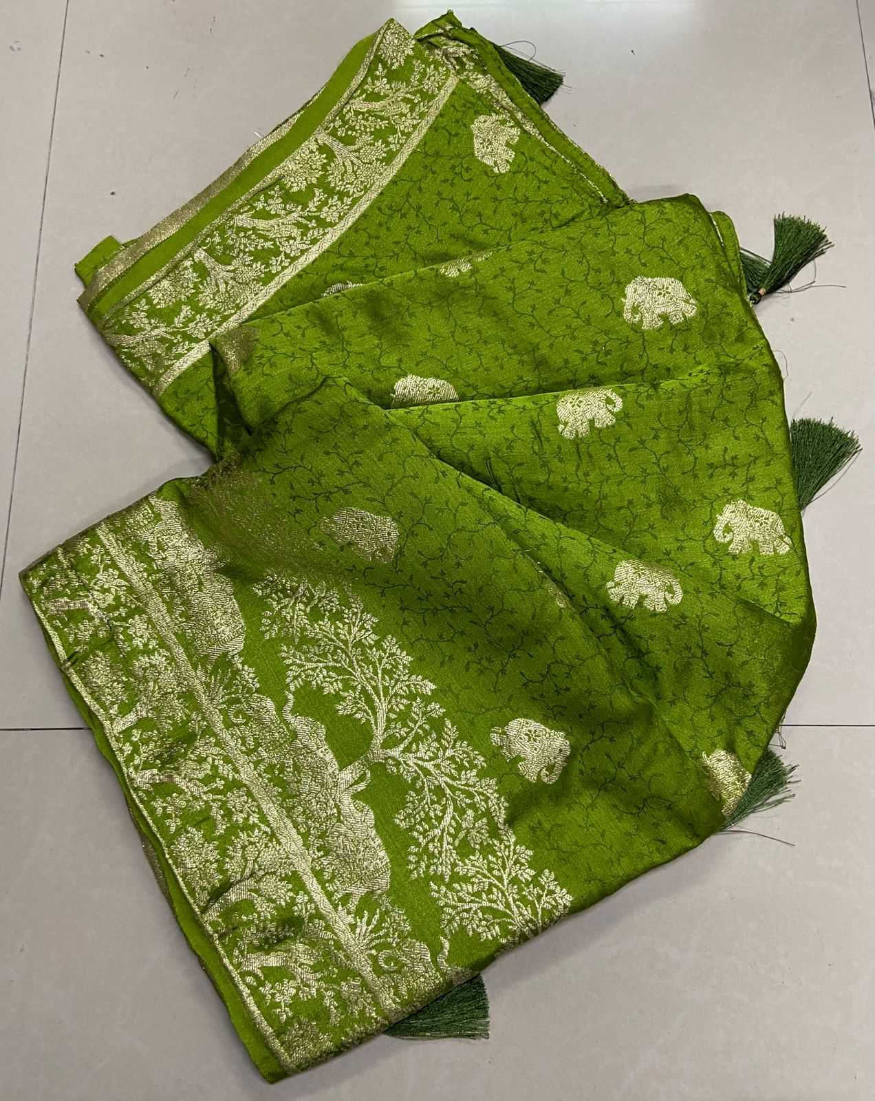Satin Designer Saree