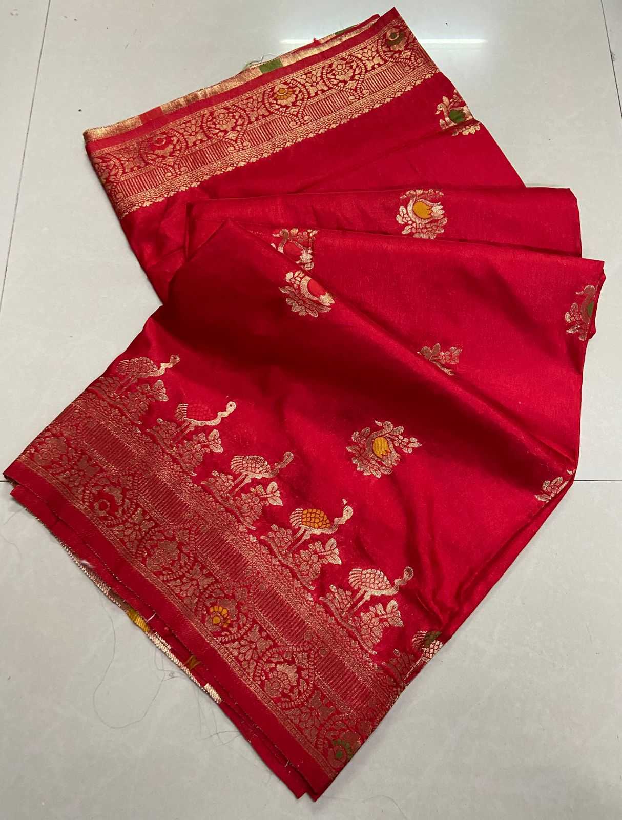 Satin Designer Saree