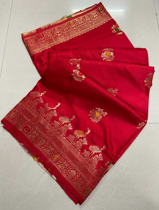 Satin Designer Saree