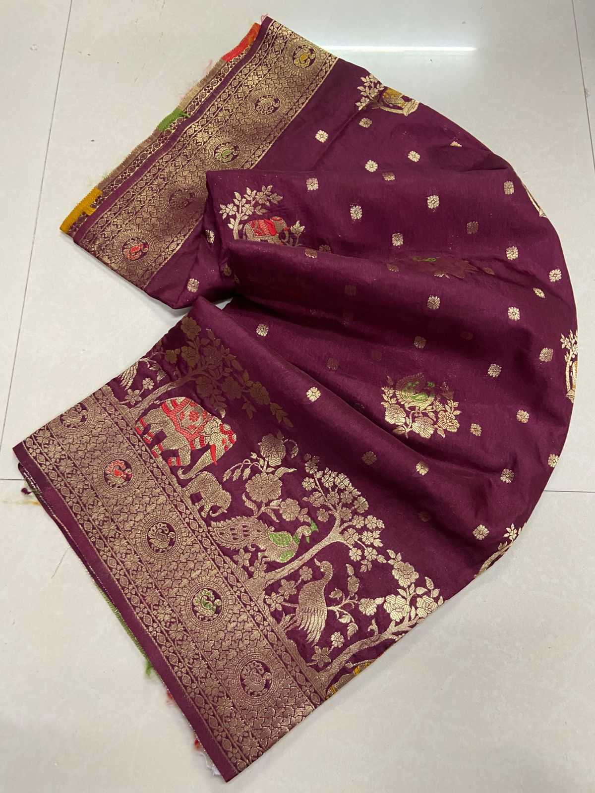 Satin Designer Saree