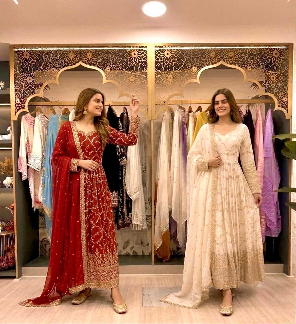 Embroidery Gown