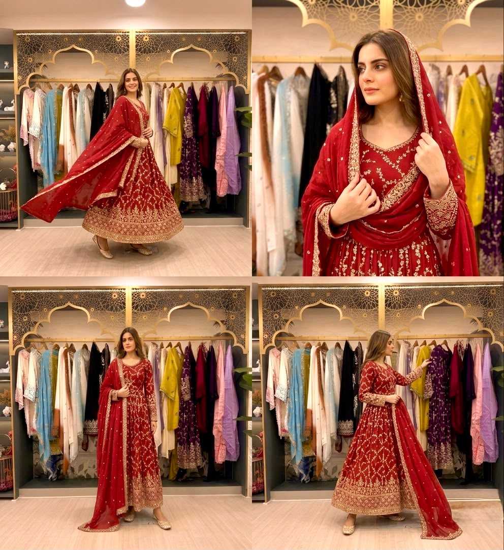 Embroidery Gown