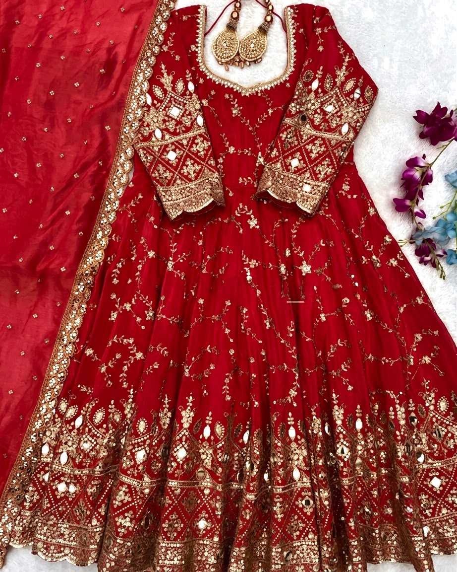 Embroidery Gown