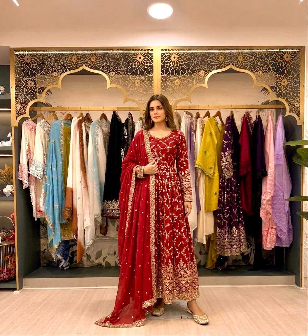 Embroidery Gown