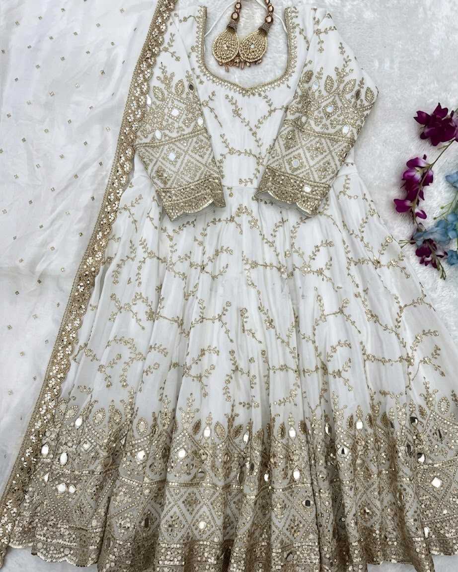 Embroidery Gown