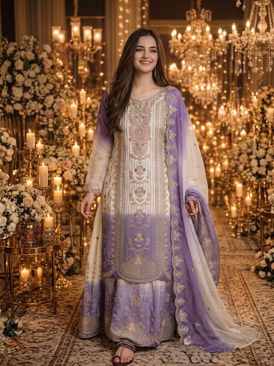Cotton Embroidery Suit