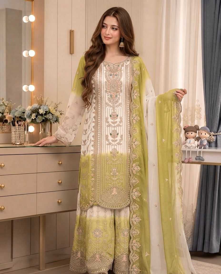 Cotton Embroidery Suit