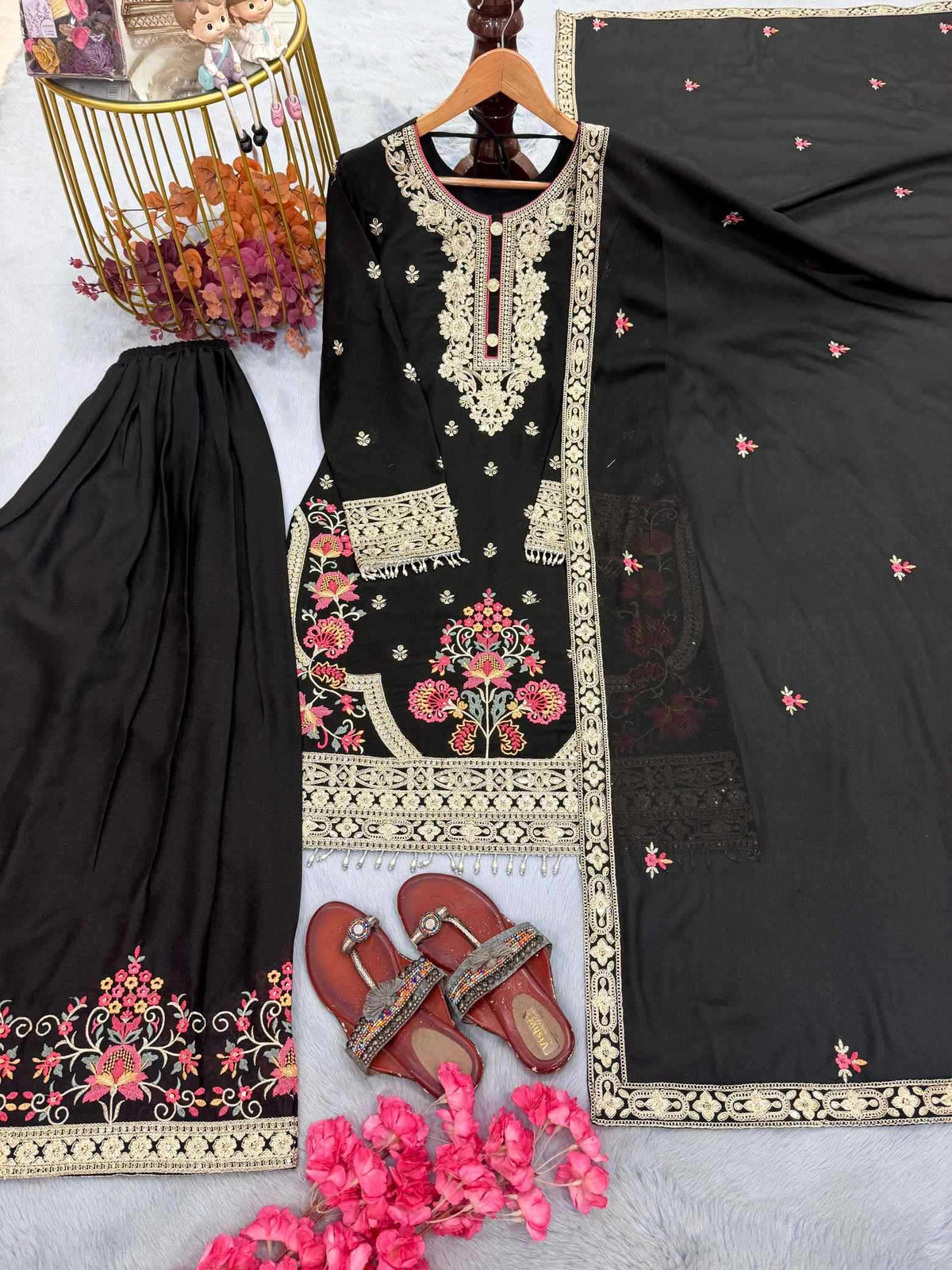 Georgette Embroidery Suit