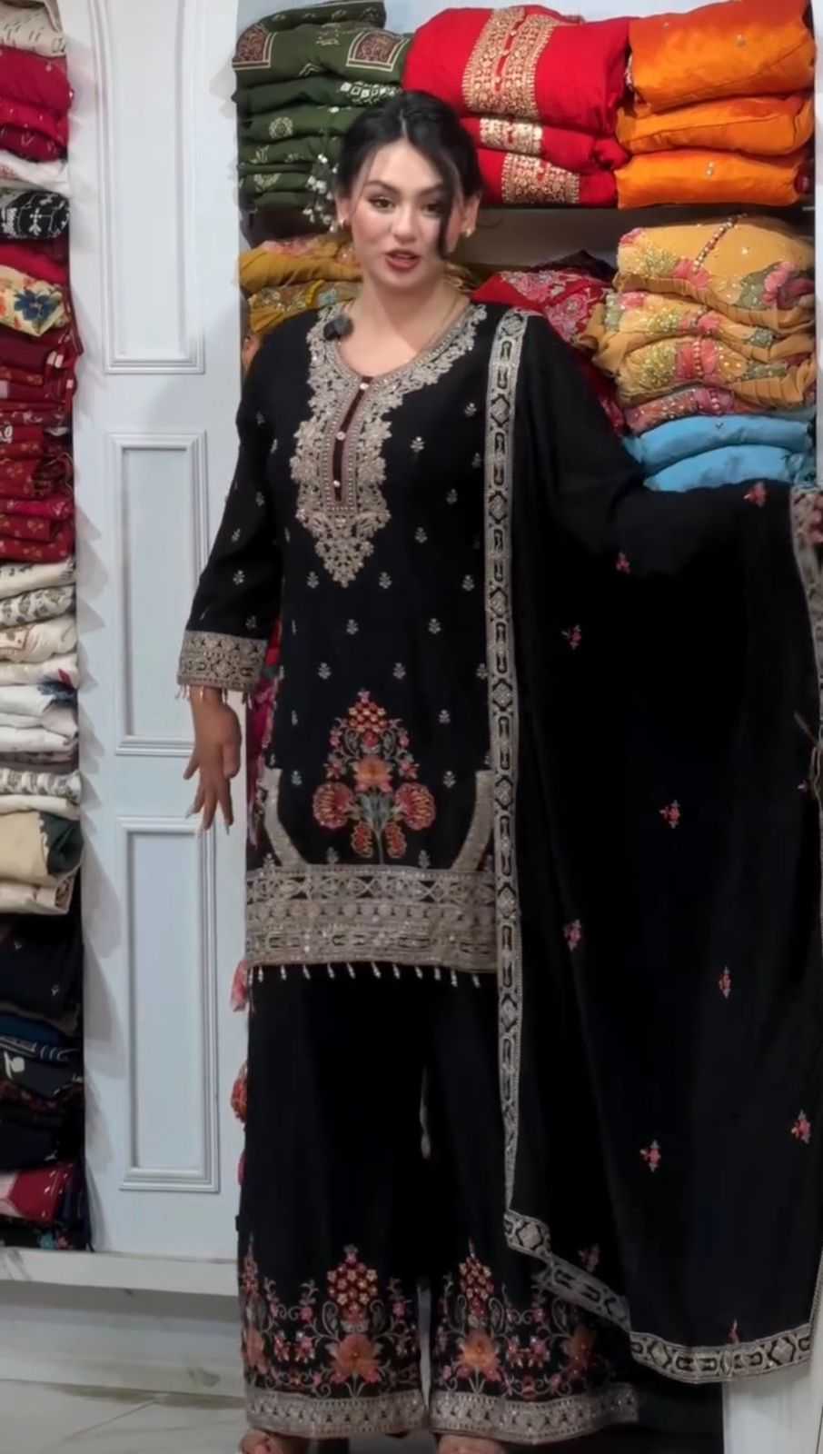 Georgette Embroidery Suit